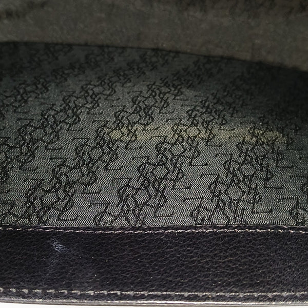 Calfskin Shoulder Bag Black