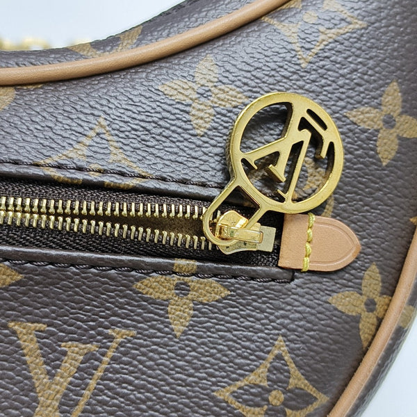 LOOP Monogram Coated Canvas Brown
