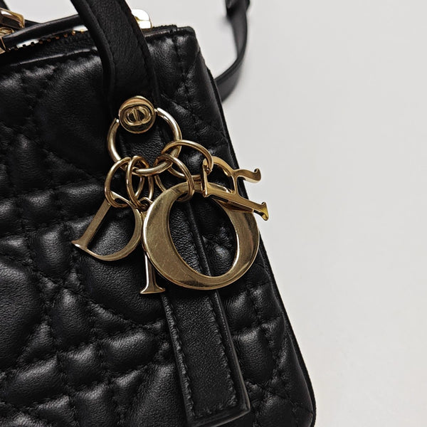Cannage Lambskin Black