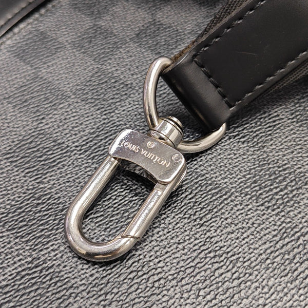 STEEVE Damier Graphite Coated Canvas Gray