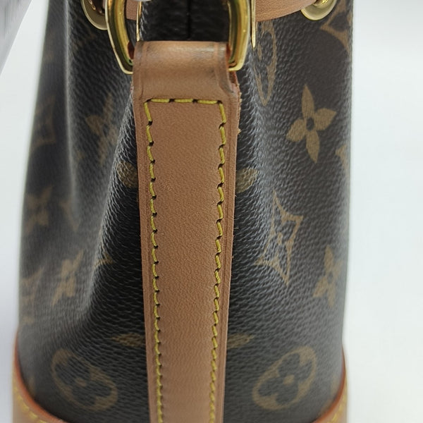 NOÉ Nano Monogram Coated Canvas Brown