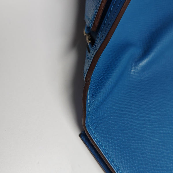 Bearn Medium Epsom Blue Wallet