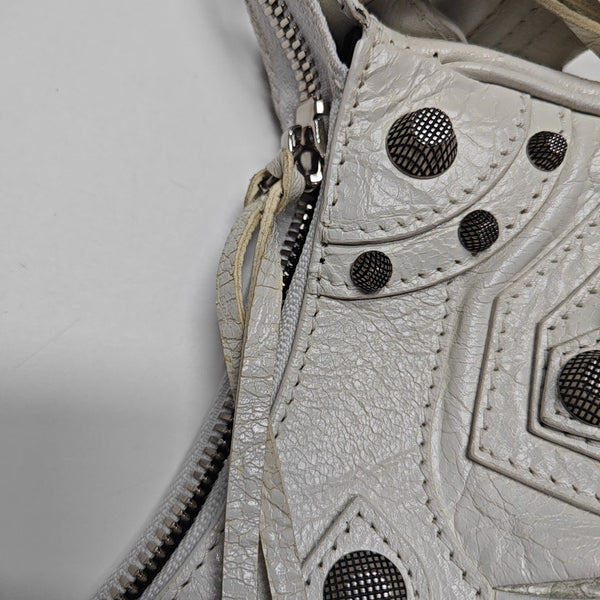 Le Cagole Small Lambskin White