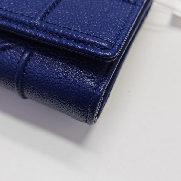 Diorama Small Cannage Calfskin Blue
