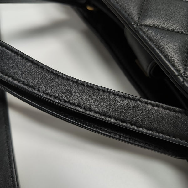 Quilted Calfskin Tote Bag Black