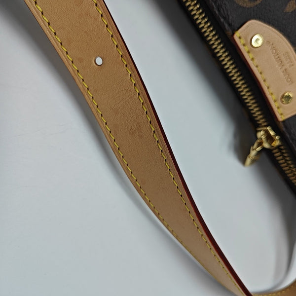 HILLS Monogram Coated Canvas Brown