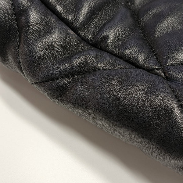 CHANEL 19 Large Quilted Lambskin Black