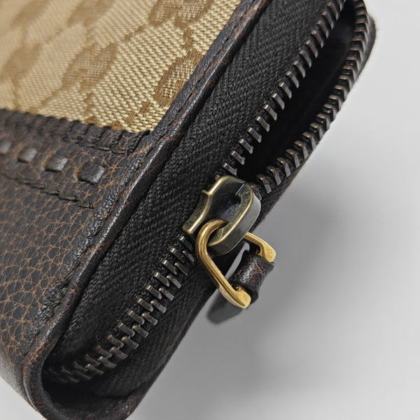 Monogram Canvas Wallet Brown