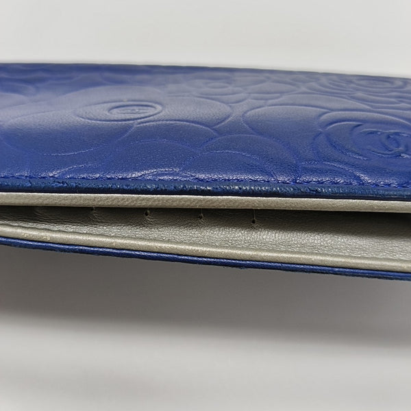 Lambskin Wallet Blue