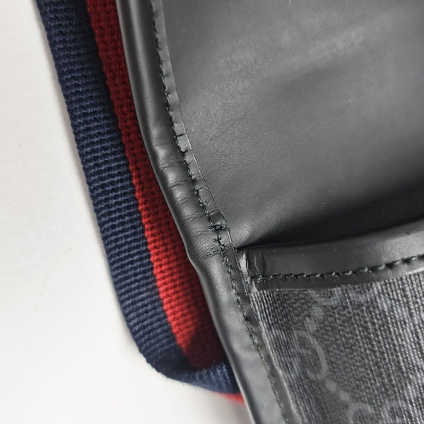 Neo Vintage Monogram Coated Canvas Black
