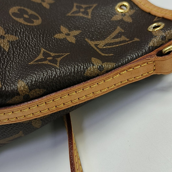 NÉONOÉ Nano Monogram Coated Canvas Brown