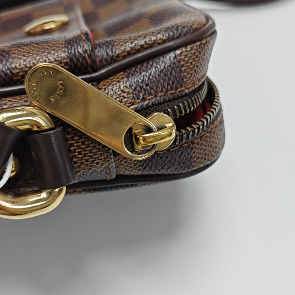 RIFT Damier Ebene Coated Canvas Brown