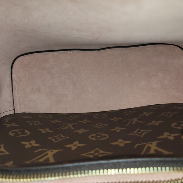 NÉONOÉ MM Monogram Coated Canvas Brown