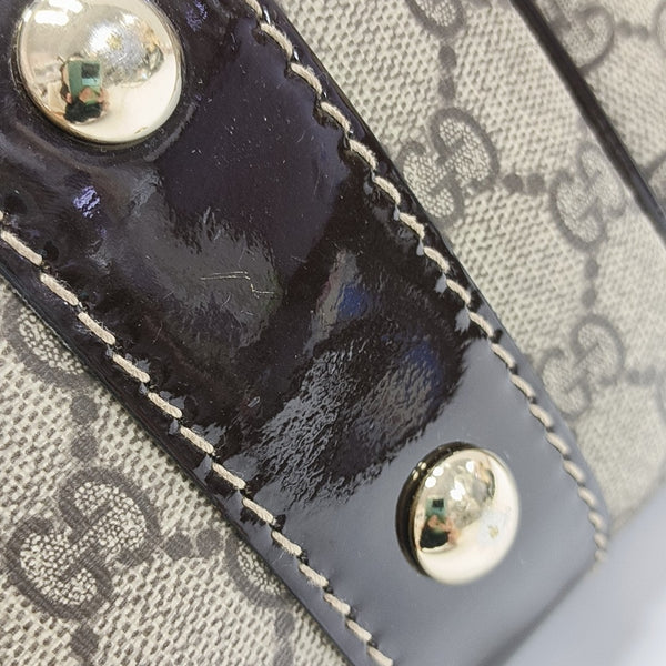 Monogram Coated Canvas Top Handle Bag Beige