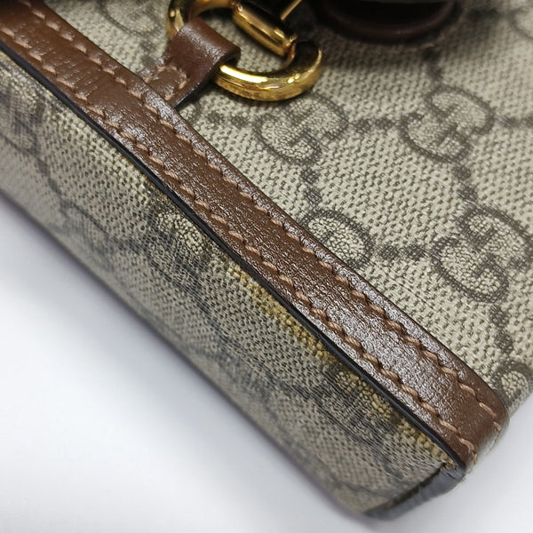 Horsebit 1955 Mini Coated Canvas Beige