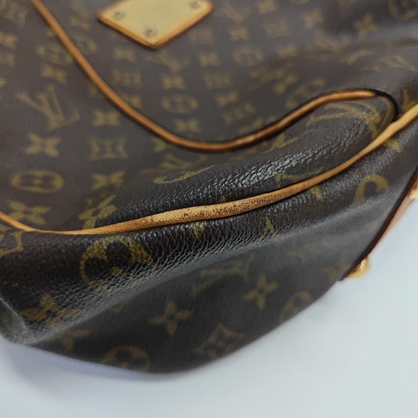 GALLIERA Monogram Coated Canvas Brown
