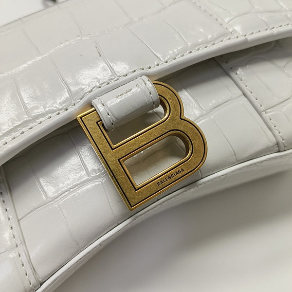 Hourglass XS Calfskin White