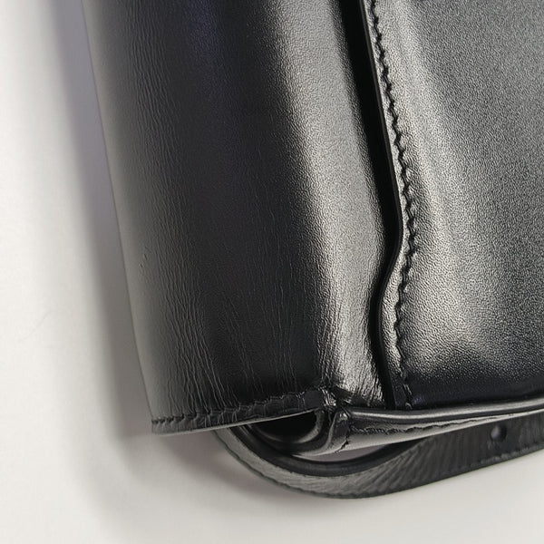 Calfskin Shoulder Bag Black
