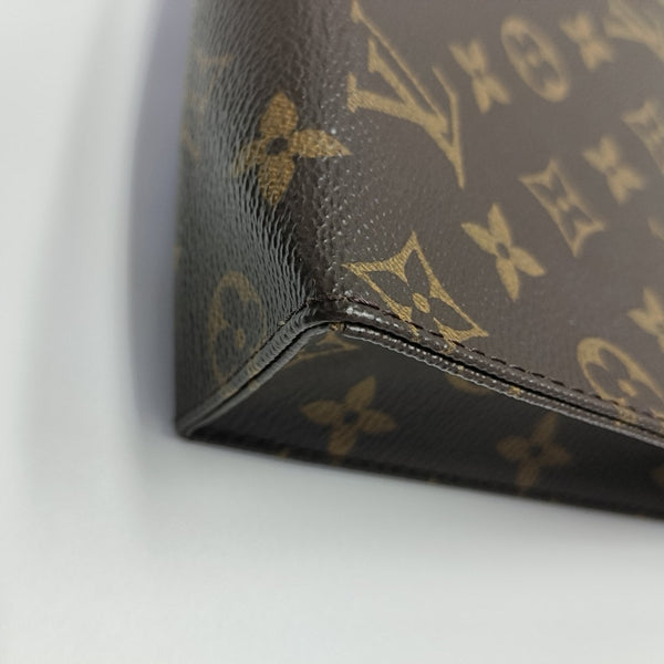 TOILET POCKET 26 Monogram Coated Canvas Brown