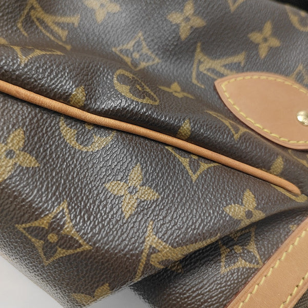 SEGUR Monogram Coated Canvas Brown