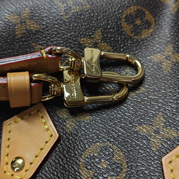 SPEEDY Nano Monogram lona revestida marrón