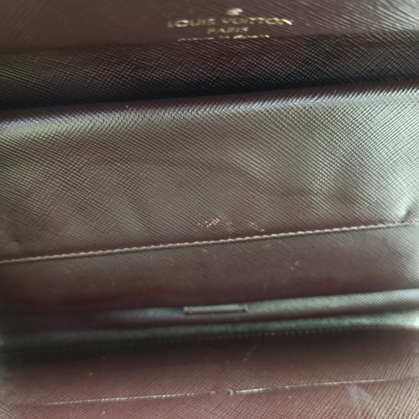PORTE MONNAIE Monogram Canvas Red Wallet