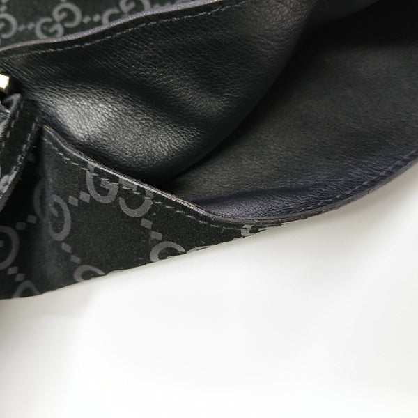 Suede Shoulder Bag Black