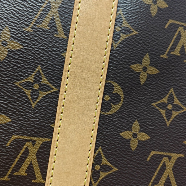 Monogram Coated Canvas Shoulder Bag Brown