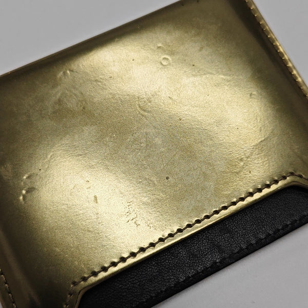Patent Leather Card Holder Yellow