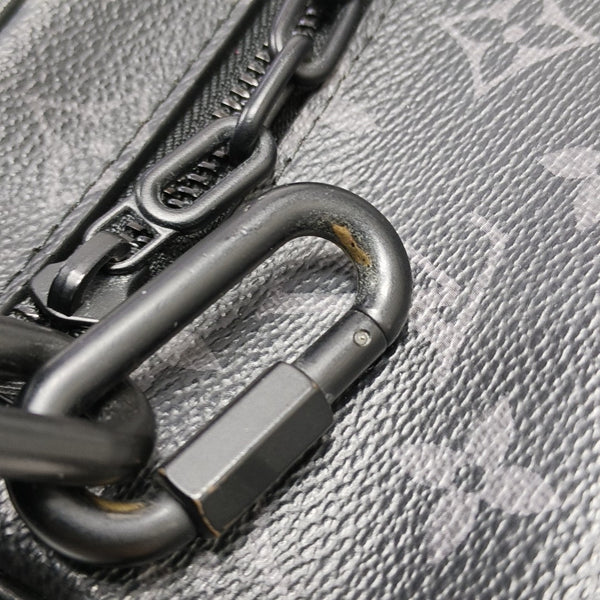 SOFT TRUNK Mini Monogram Coated Canvas Black