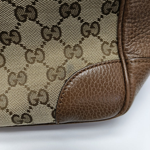 Bree Monogram Coated Canvas Beige