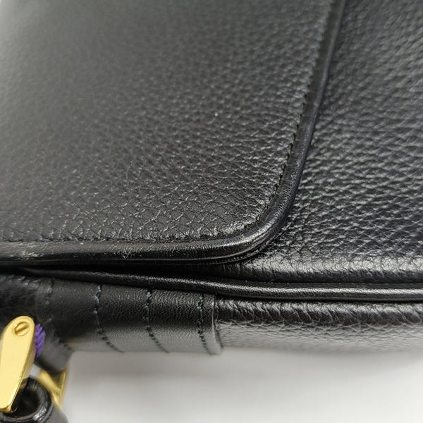 Calfskin Crossbody Bag Black