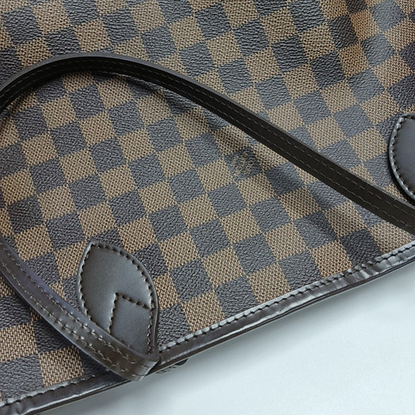 NEVERFULL MM Damier Ebene Coated Canvas Brown