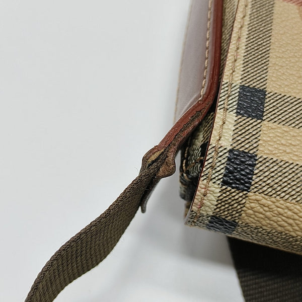Leather Shoulder Bag Beige