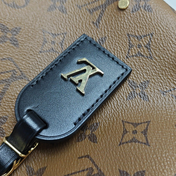 ATLANTIS PM Monogram Coated Canvas Brown