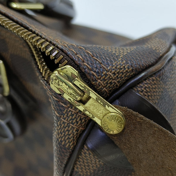 SPEEDY 30 Damier Ebene Coated Canvas Brown
