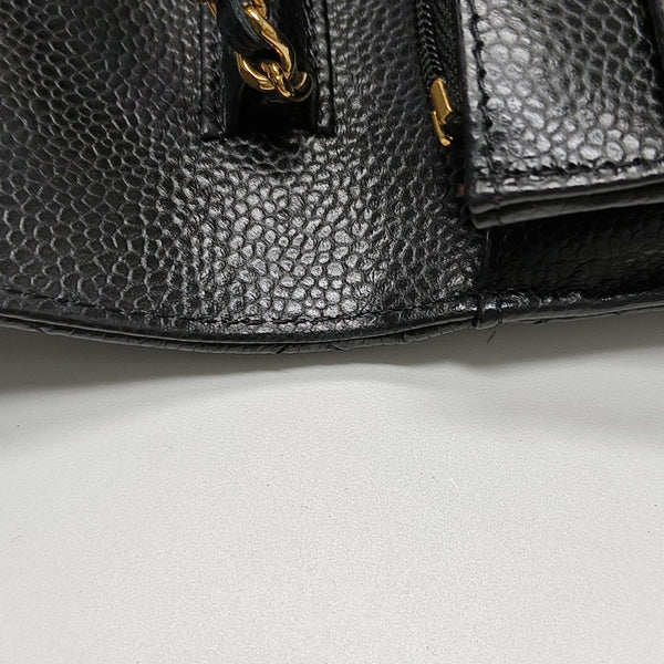 WOC Quilted Grained Calfskin Black