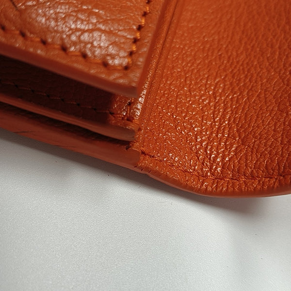 Lambskin Wallet Orange