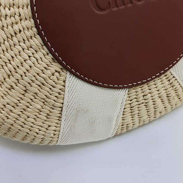 Woody Small Straw Beige