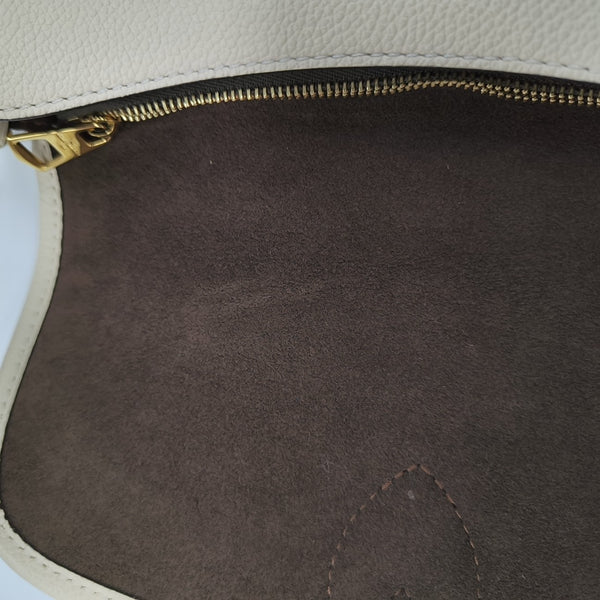 DIANE Monogram Calfskin Beige