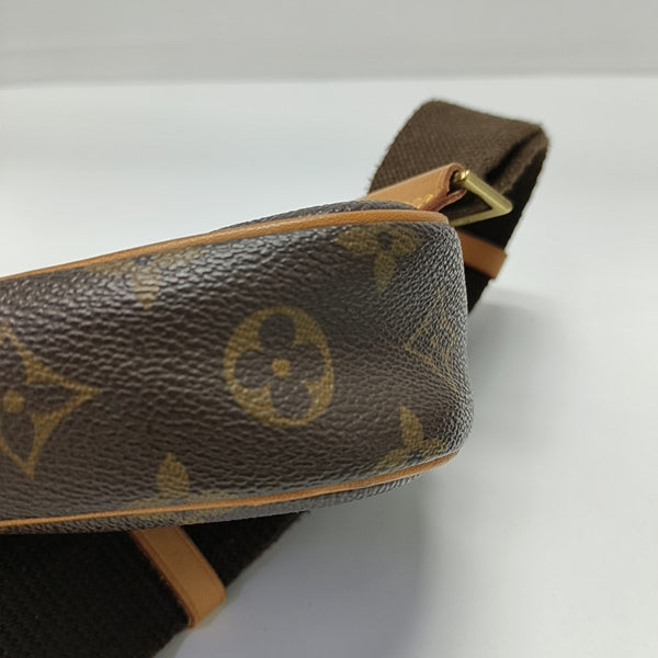 GANGE Monogram Coated Canvas Brown