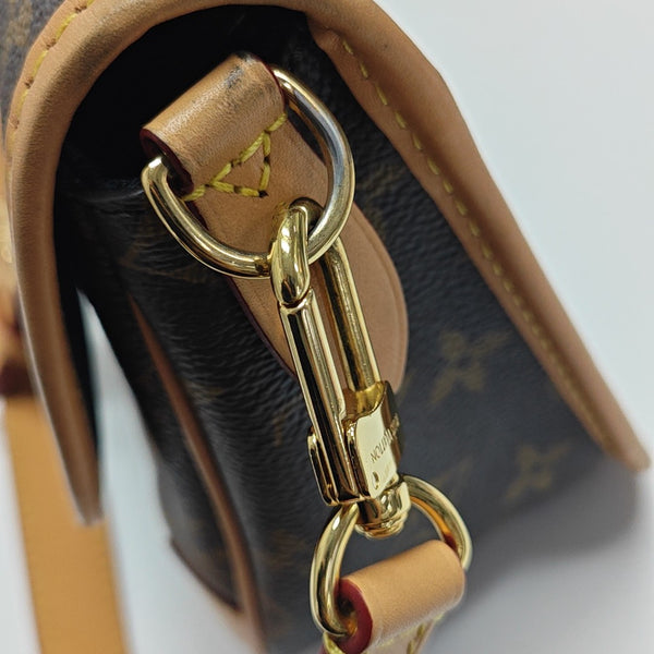 DIANE Monogram Coated Canvas Brown