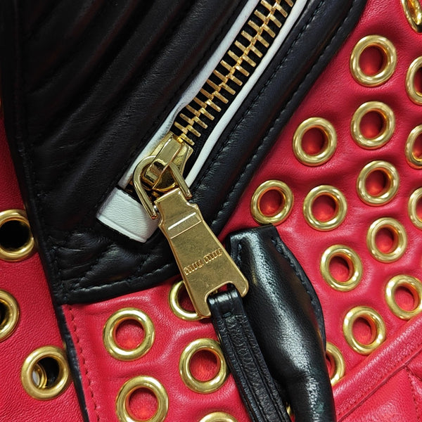 Quilted Lambskin Red