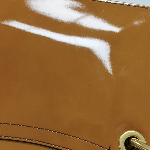 Roy Patent Leather Brown