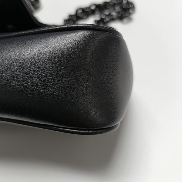 GG Marmont Mini Quilted Calfskin Black