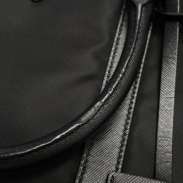 Nylon Shoulder Bag Black