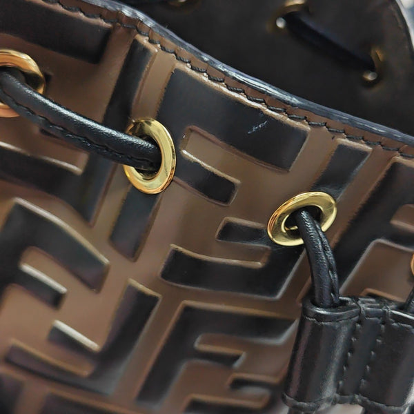 Mon Tresor Mini Monogram Calfskin Brown