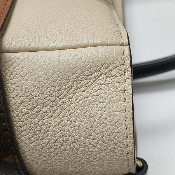ON MY SIDE MM Monogram Calfskin Brown