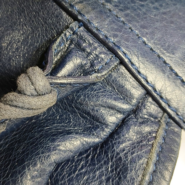 Authenticated pre-owned Classic Metallic Edge City Calfskin Blue - Backpack at Looply