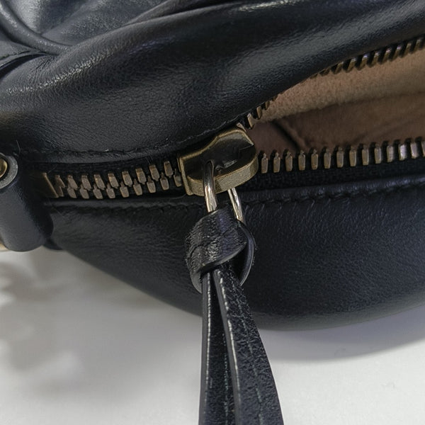 GG Marmont Small Quilted Calfskin Black